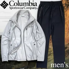 Columbia Sportswear コロンビア creora ナイロン ストレッチ ジャケット ブルゾン パンツ セットアップ ジャージ トレーニング アウトドアウェア メンズ YMC011+YMC012 ライトグレー・ブラック▲048▼30509k02のサムネイル