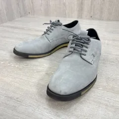 TOD'S トッズ スエード レザー プレーントゥ シューズ グレー メンズ 8 27cm イタリア製 革靴 レースアップのサムネイル