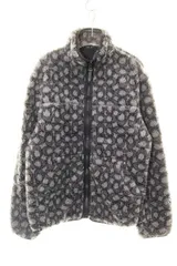 コーチ COACH SIGNATURE JACKET M GREY CB660 シグネチャー シェルパ ジャケット ボア グレー 【ブランド古着ベクトル】【中古】●260703のサムネイル