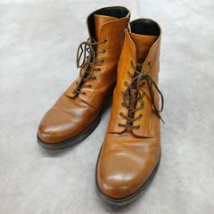 whoop-de-doo 후프 디두 사이드 Zip 부츠 가죽 부츠 사이즈 26cm 브라운