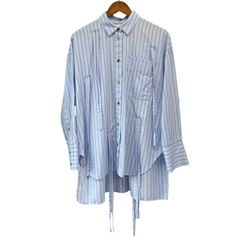 ENFOLD エンフォルド 25AW RIBBON SHIRT リボンストライプシャツ