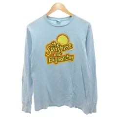 ティーエムティー TMT Tシャツ ロンT 長袖 プリント M ライトブルー /JSのサムネイル
