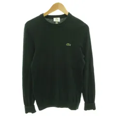 ラコステ ライブ Lacoste L!VE ニット セーター 長袖 コットン クルーネック カシミヤ混 XS 緑 /FFのサムネイル