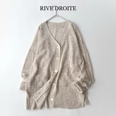 タグ付✨ 美品◎ RIVE DROITE 春夏名品！ 2025 NEW サイドスリットカーデ  /  ベージュ フリーサイズ / 近年モデル 春 夏 秋 リヴドロワ ゆったり サイドスリット ロングシーズンのサムネイル