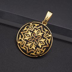 A393 イギリス ヴィンテージ MIRACLE ミラクル ブローチ パープル