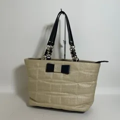 2606-115｜美品｜ケイトスペード トートバッグ ナイロン レザー ブラックのサムネイル