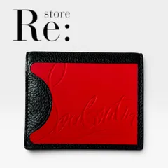 【極美品】クリスチャン ルブタン クールカード スニーカーソール 二つ折り財布 札入れ ブラック/レッド　Christian Louboutin Coolcard Wallet Sneakers Sole Black/Redのサムネイル