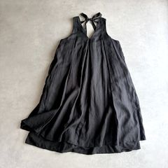 美品 ネストローブ 麻100% レース付き ワンピース 2way 日本製 グレー