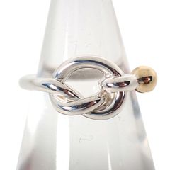 ティファニーTiffany & Co. 925/750 ラブノットリング 12号 - メルカリ