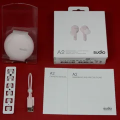 Sudio A2 完全ワイヤレスイヤホン アクティブノイズキャンセリング ピンクのサムネイル