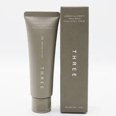 未使用 THREE スリー エッセンシャルセンツ トリートメント ハンド＆ネイル クリーム 00 WRITTEN IN STONE 40g CR8-07-03-11のサムネイル