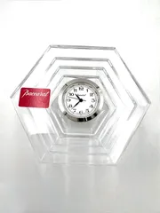 Baccarat バカラ　オルセー 六角形 置時計のサムネイル