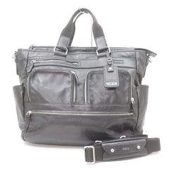 美品 TUMI トゥミ ヴィーヴェロ ビジネスバッグ サフィアーノレザー 黒