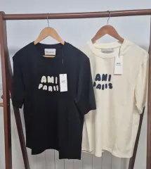 アップデイト反応最高 アミ PARIS刺繍 半袖 新品(ユニセックス)のサムネイル