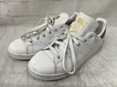 【中古】adidas Originals アディダスオリジナルズ スタンスミス スニーカー EE8836 ホワイト ゴールド 22.5cm 991924171のサムネイル