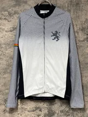 KH559 リオンドカペルミュール Lion de KAPELMUUR 長袖 サイクルジャージ 白 ASIA XL 裏起毛のサムネイル