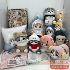 02w25413 モフサンド ぬいぐるみ/一番くじグッズ/キャリーケース/ 約15点まとめ売り サメにゃん/にゃんぱんつ/えびにゃん/他 ※現状品 【中古品】のサムネイル