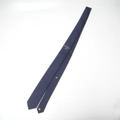 DIOR HOMME ディオール・オム ネクタイ 幅7cm ワンポイントロゴ ソリッドタイ Christian Dior Atelier イタリア製 ブランド古着【中古】20260703/RB0041のサムネイル