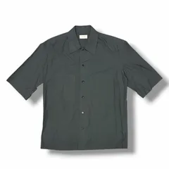 未使用 LEMAIRE CONVERTIBLE SHIRT コンバーティブルシャツ 半袖シャツ ルメール SH1175 LF1364 チャコール 46 （7021M）のサムネイル
