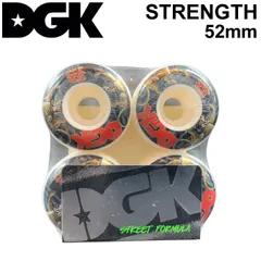 DGK ディージーケー ウィール スケートボード STRENGTH ストレンクス [D19] 52mm 101A SKATE BOARD WHEEL 4個1セット スケボーのサムネイル