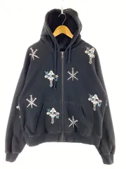 【中古品】 UNKNOWN×HCW アンノウン ロンドン × エド ハーディー RHINESTONE HOODIE ラインストーン フーディー メンズ トップス パーカー 【142-260703-hu-10-min】のサムネイル