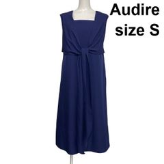 ★audire アウディーレ リボン ロングワンピース ネイビー ノースリーブ ☆audire アウディーレ リボン ロングワンピース ネイビー