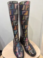 FENDI レインブーツ　長靴　37 レディース　Y73のサムネイル