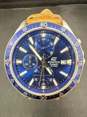 守*一様 カシオ エディフィス EFR-539L-7C 本革ベルト 中古 - メルカリ