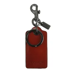 コーチ COACH ボトルオープナー付き キーリング キーホルダー レザー メタル ロゴ 型押し オレンジ 64577 /XZ ■GY18のサムネイル