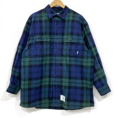 WTAPS チェック柄 ウールシャツジャケット - メルカリ