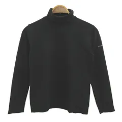 バーバリーゴルフ BURBERRY GOLF タートルネックカットソー トップス M 黒 ブラック 無地 長袖 ロゴ刺繍 BGV43-157-09 /YU ■GY19のサムネイル