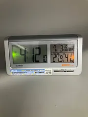カシオ　CASIO　 電波デジタル置時計 　温湿度計のサムネイル