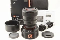 SONY FE 50mm F1.4 GM フィルターZX-Ⅱ ソニー保証5年付き - メルカリ