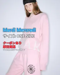 Mardi Mercredi マルディメクルディ ニット/セーター ONE SIZE ピンク ウール・ニット カシミヤ ブランドロゴ 長袖 ミドル丈 クルーネック(丸首) レディースのサムネイル