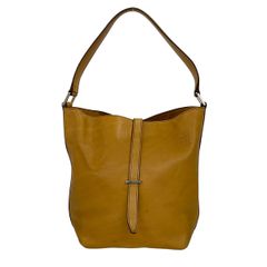 美品 ヒロフ HIROFU レザー ハンドバッグ ダークグリーン - メルカリ