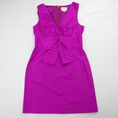 美品✨ケイトスペード カシュクールシフォンワンピース 小花柄 リボン