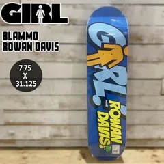 ガール デッキ GIRL BLAMMO ROWAN DAVIS 7.75 x 31.125 スケートボード sk8のサムネイル