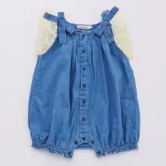 LaStella ベビー ロンパース 70㎝ 80㎝ ブリーチ ベビー服 膝上丈 前開き リボン 6610505のサムネイル