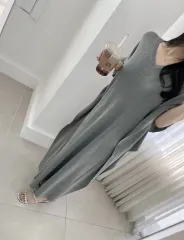 ルーズフィット マキシワンピース ブラック (新品)のサムネイル
