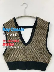 Ray Cassin レイカズン ベスト F ブラック その他総柄 レディースのサムネイル