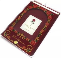 [Used] Miscellaneous Goods Red Antique Book Mini Acrylic Frame "Character Lucky Draw ONLINE apicolle #MyFavoriteIsTheBest Nightmare Mansion" B-1 Prize