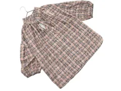 新品 OPAQUE CLIP オペークドットクリップ C ボウタイ 5分袖 ブラウス シャツ sizeS/ピンクｘ茶ｘ紺 ■◆ レディースのサムネイル