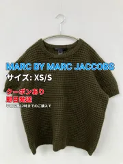 MARC BY MARC JACCOBS マークバイマークジェイコブス ニット/セーター XS/S カーキ ウール・ニット ナイロン 無地 半袖 クルーネック(丸首) ショート丈 レディースのサムネイル