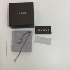 新品 GUCCI グッチ グッチョリ フレンチブル ネックレス 箱 シルバー