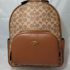 新品未使用】Coach ブラックカーゴトートバッグ リボン柄キャンバス26
