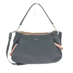 agnes b. アニエスベー 2WAYショルダーバッグ  ロゴ/ナイロン    グレー レディース / 240001206606のサムネイル