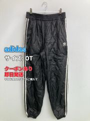 adidas アディダス ナイロンパンツ ブラック O-XOサイズ - メルカリ