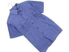 A.P.C. アーペーセー 半袖 デニム シャツ sizeM/紺 ■◆ メンズのサムネイル