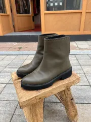 YOHJI YAMAMOTO ヨウジヤマモト ワイズ ピンク(Y's PINK) カーフスキン ブーツのサムネイル