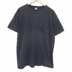 XL/古着 オシュコシュ 半袖 ビンテージ Tシャツ メンズ 90年代 90s 無地 胸ポケット付き クルーネック ブラック 26jun10のサムネイル